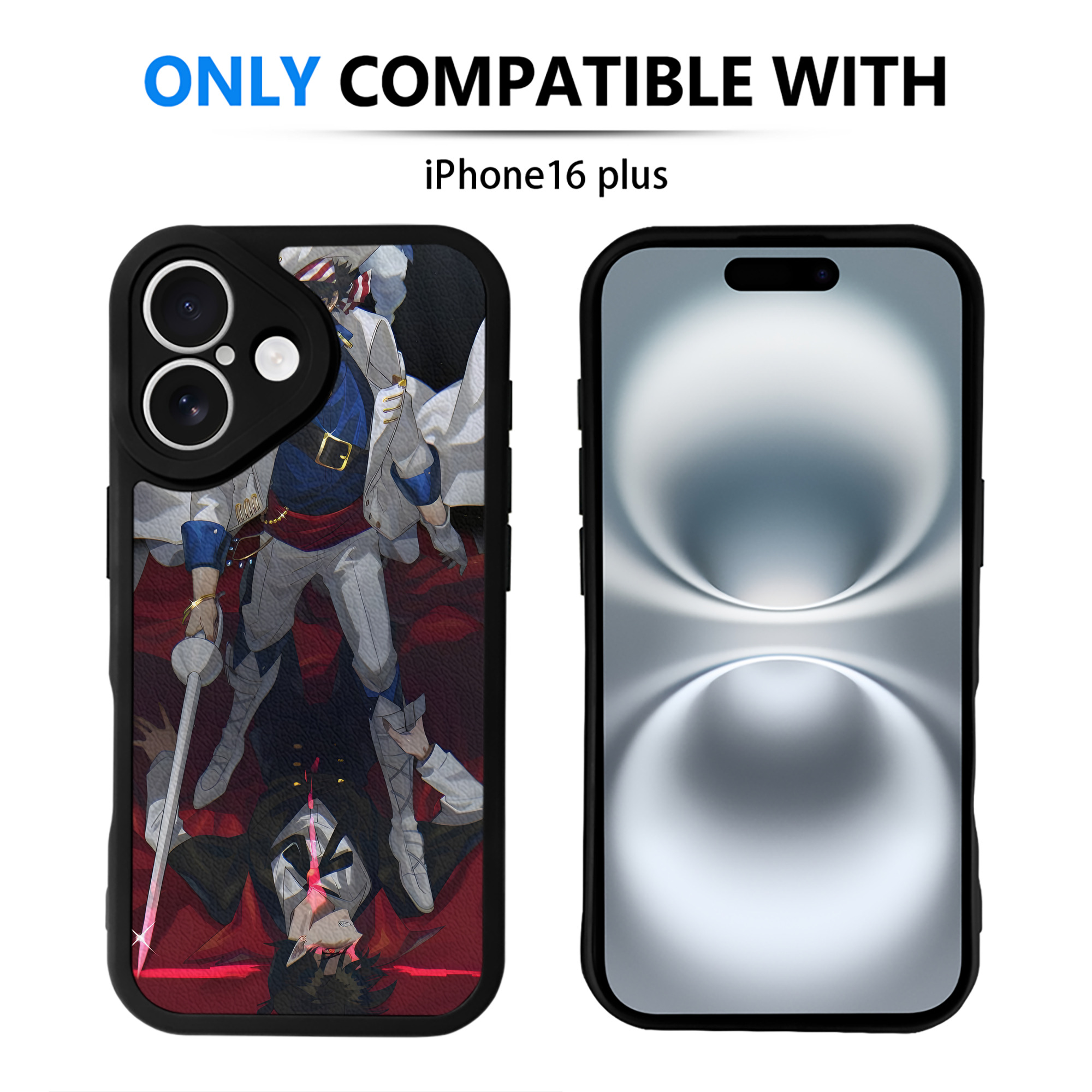 （画像用） 名探偵コナン Detective Conan 【iPhone 16シリーズ対応】シリコンスマホケース（レザー調） 材質：シリコン
